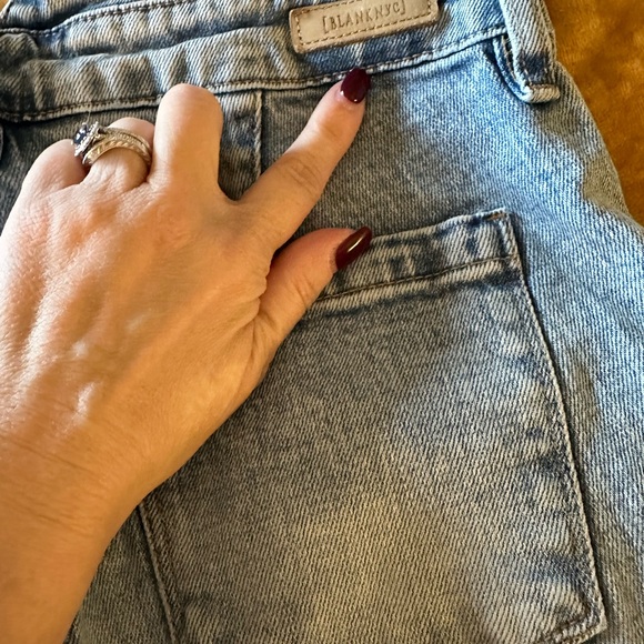 Extra high rise size 28 button up cropped jeans BLANKNYC - Picture 10 of 11